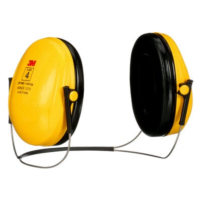 3m peltor optime i neckband format earmuff h510b yellow class 4 slc80 25db 10 ea case