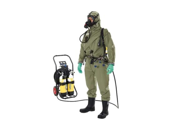 Draeger CPS 7800 oliv Gas Tight Suits 3 2 D 52736 2012